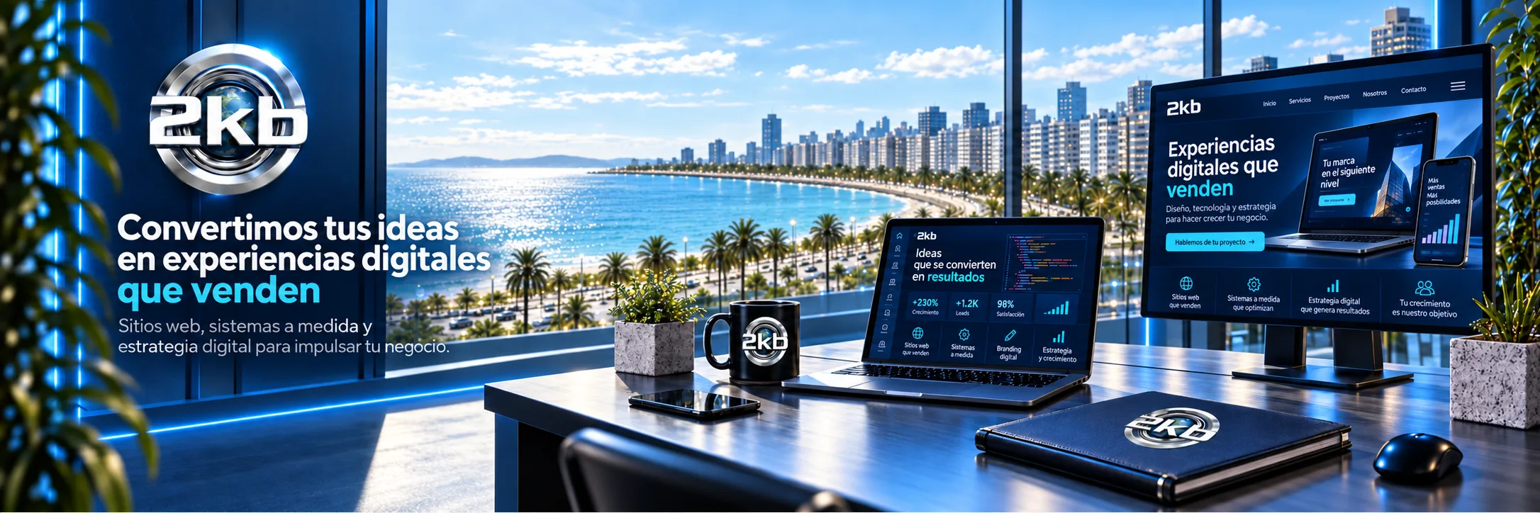2KB - Convertimos tus ideas en experiencias digitales que venden